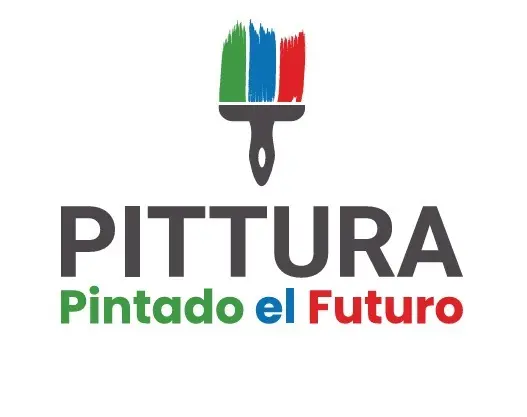 Pittura – Pintado el Futuro Pittura logo with a paintbrush and the tagline "Pintado el Futuro"